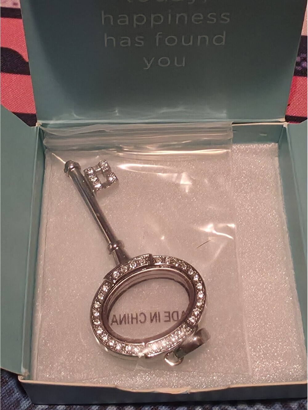 Origami Owl Silver Convertible Modern Key Locket LK1111 New Mint Condition